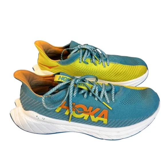 Hoka One Carbon X 3 Sneakers Men's Size 11B Running Shoes 2 Tone Color 1123193