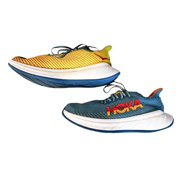 Hoka One Carbon X 3 Sneakers Men's Size 11B Running Shoes 2 Tone Color 1123193