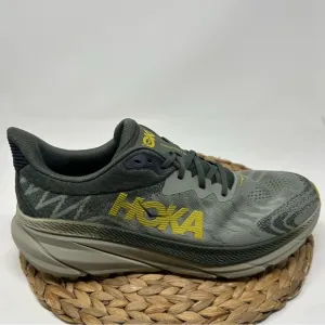 HOKA ONE Challenger ATR 7 Running Shoes Olive Haze Forest Cover Size 13 WIDE