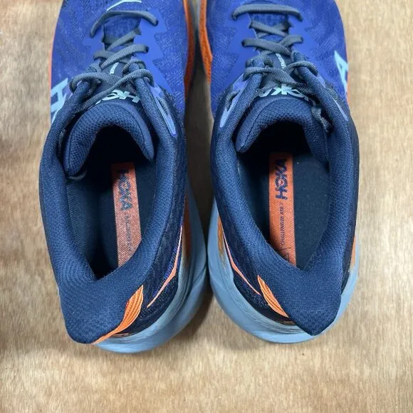 Hoka One One Challenger ATR 7 Mens Size 12.5 Blue Trail Running Shoes Sneaker