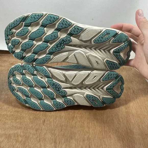 Hoka One One Clifton 8 Womens Size 9.5 Blue Running Shoes Athletic Sneakers