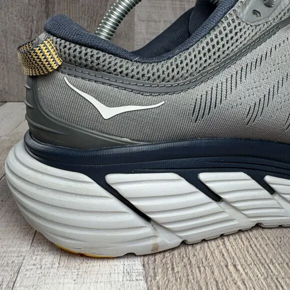 Hoka One One Gaviota 3 Men's 8.5 Wide 2E Running Shoes Athletic Sneakers Gray