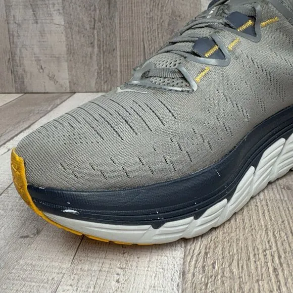 Hoka One One Gaviota 3 Men's 8.5 Wide 2E Running Shoes Athletic Sneakers Gray