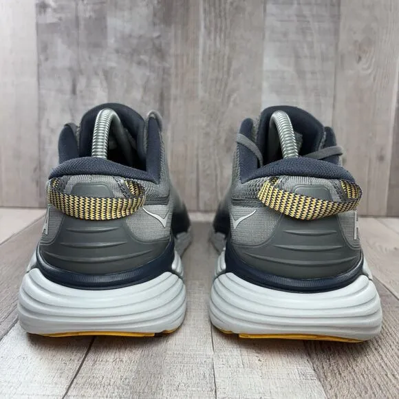 Hoka One One Gaviota 3 Men's 8.5 Wide 2E Running Shoes Athletic Sneakers Gray
