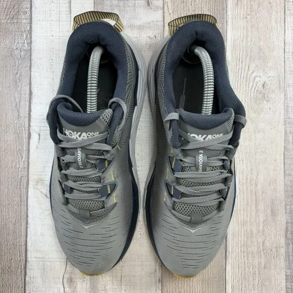 Hoka One One Gaviota 3 Men's 8.5 Wide 2E Running Shoes Athletic Sneakers Gray
