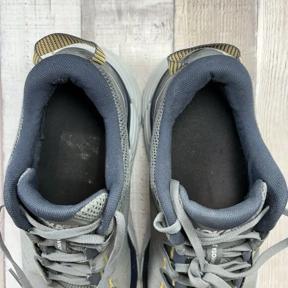 Hoka One One Gaviota 3 Men's 8.5 Wide 2E Running Shoes Athletic Sneakers Gray