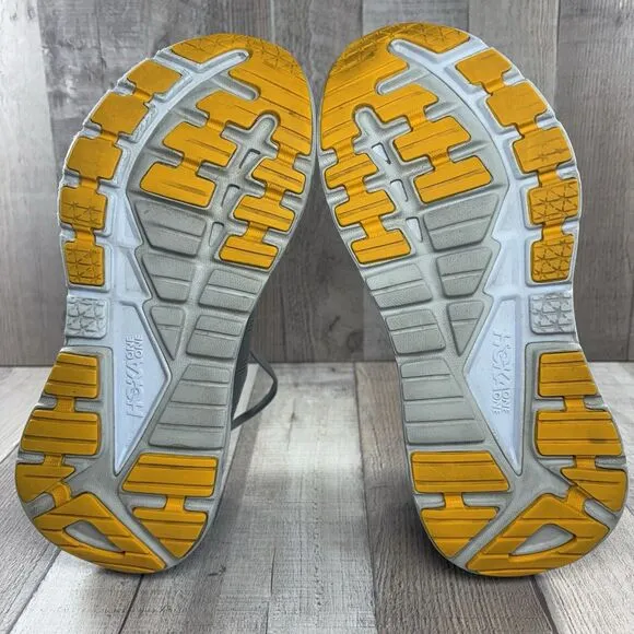 Hoka One One Gaviota 3 Men's 8.5 Wide 2E Running Shoes Athletic Sneakers Gray