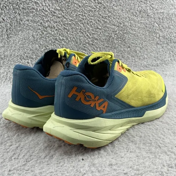 Hoka One One Zinal Trail Running Shoes Mens 11.5 D Yellow Gorpcore Outdoor Train