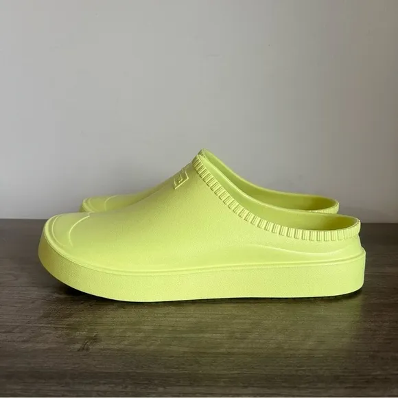 HUNTER Keyhole Accent Green Women's Slide Clog Size 10 #393