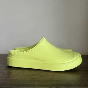 HUNTER Keyhole Accent Green Women's Slide Clog Size 10 #393