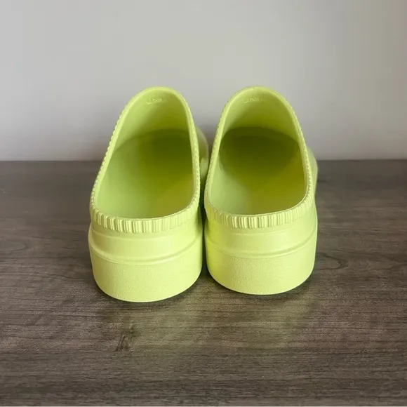 HUNTER Keyhole Accent Green Women's Slide Clog Size 10 #393