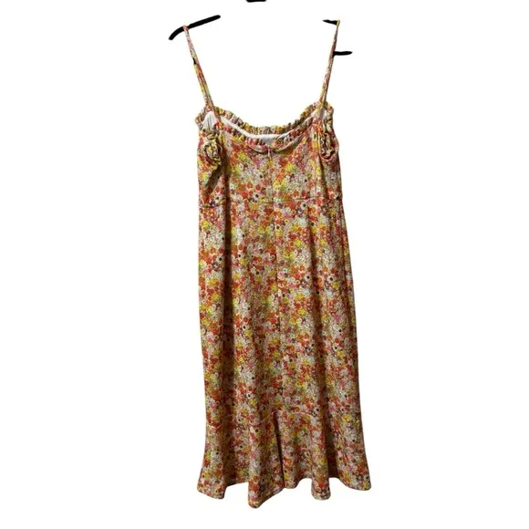 HUTCH Floral Spaghetti Strap Dress Large