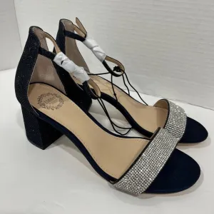 I. Miller Shoes Womens Emely Buckle Open Toe Block Heel Pumps. Size 6M. Navy