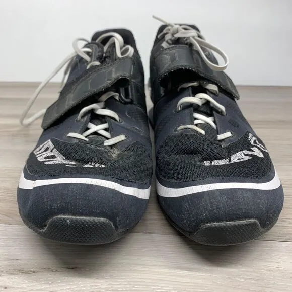 Inov-8 Fastlift 325 Standard Fit Shoes Men's 11 Black &amp; White Lifting Sneaker