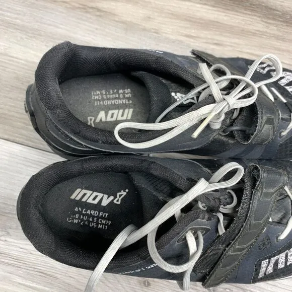 Inov-8 Fastlift 325 Standard Fit Shoes Men's 11 Black &amp; White Lifting Sneaker