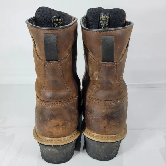 Irish Setter Men's Mesabi 8 in EH Steel Toe Lace Up Work Boots Size 11.5