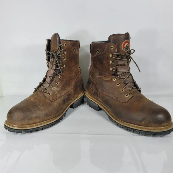 Irish Setter Men's Mesabi 8 in EH Steel Toe Lace Up Work Boots Size 11.5