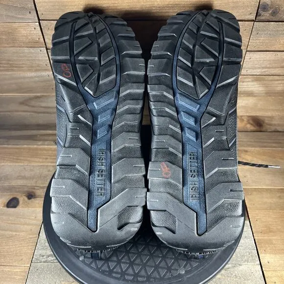 Irish Setter Mens Sz 10 E2 WIDE Rockford 5&quot; Waterproof Grey/Blue Work Boots