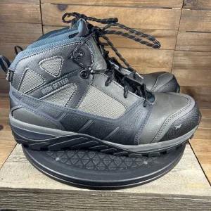 Irish Setter Mens Sz 10 E2 WIDE Rockford 5&quot; Waterproof Grey/Blue Work Boots
