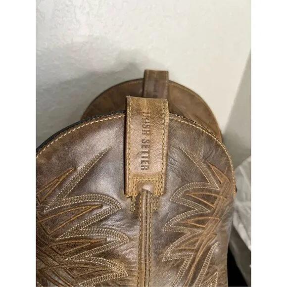Irish Setter Marshall Men's Size 9  US Brown Leather Pull-on Work Boots 83923