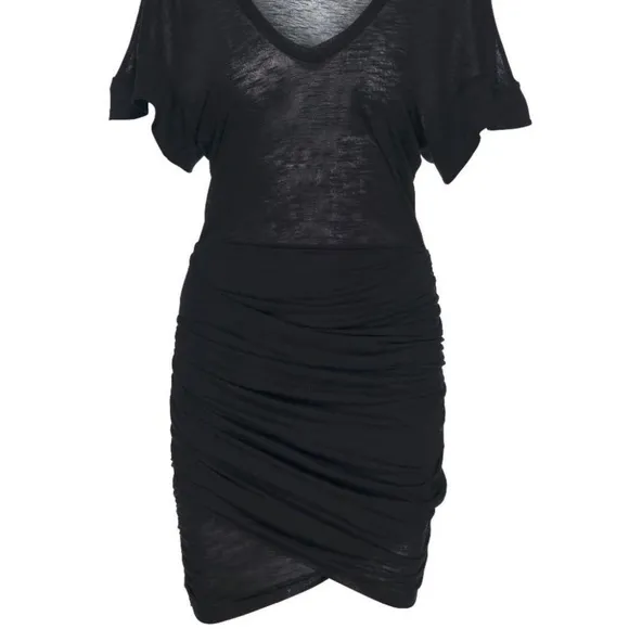 IRO BLACK GINGER DRESS NWOT
