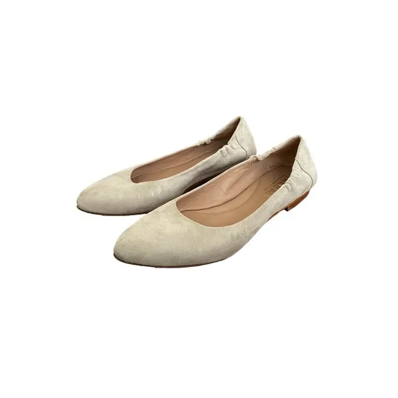 ITALEAU Mara Katia Ballet Flat Italian Suede Shoes 36.5 US 6