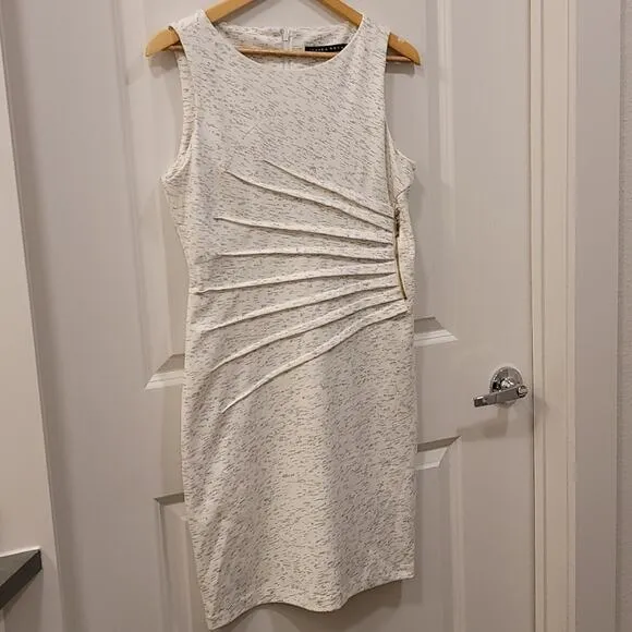 Ivanka Trump Spacedye Sunburst Sheath Cocktail Dress
