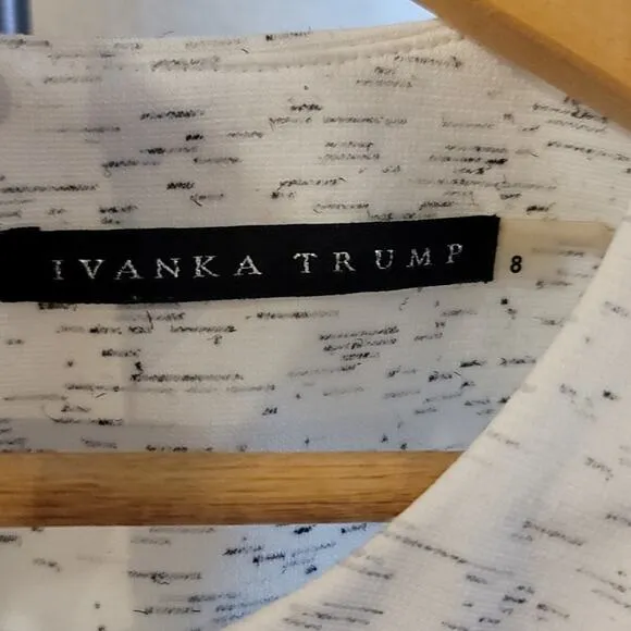 Ivanka Trump Spacedye Sunburst Sheath Cocktail Dress