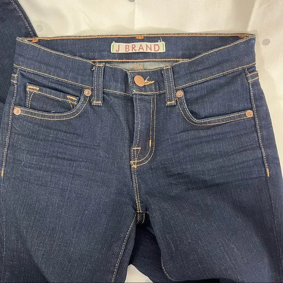 J BRAND Pencil Leg Ink Skinny Jean Dark Wash Sz 24  S XS