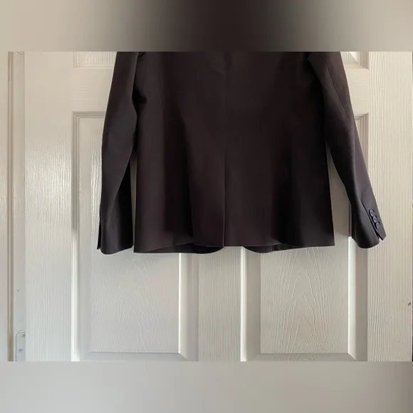 J. Crew Black Blazer Stretch Cotton Size 6
