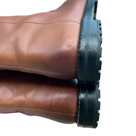 J. Crew boots women’s size 7.5 work boots Brown chorecore lug sole Gwen cabin