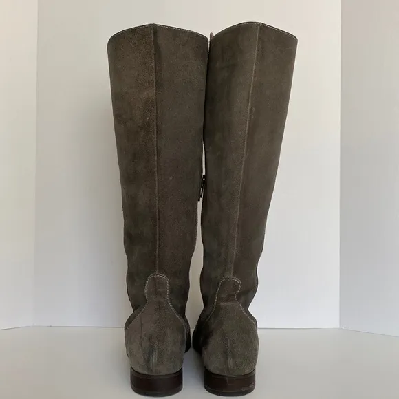 J. Crew Long Glenbrae Suede Flat Boots