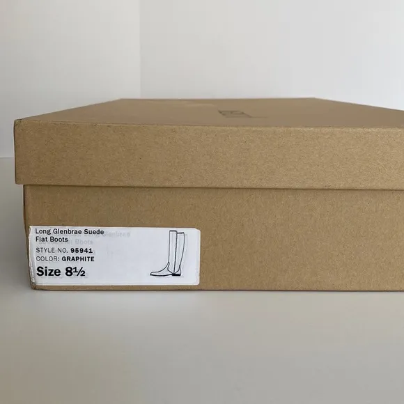 J. Crew Long Glenbrae Suede Flat Boots