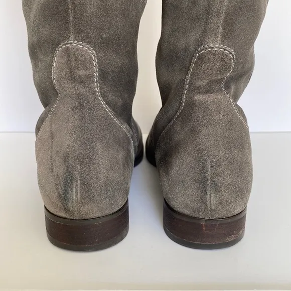 J. Crew Long Glenbrae Suede Flat Boots