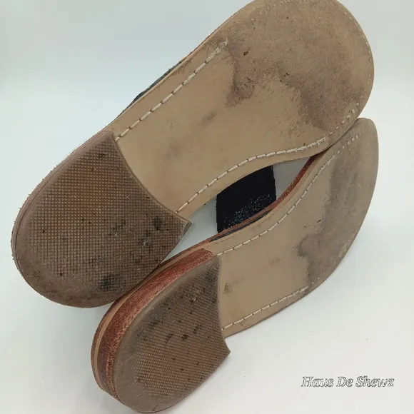 JACK ROGERS “JACK FLAT SANDAL” in GORGEOUS BLACK , SIZE 8