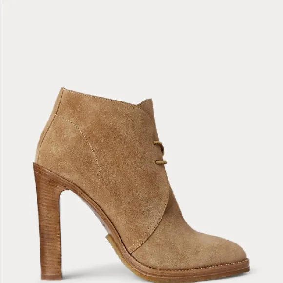 Jaylen Calf-Suede BootieRalph Lauren Collection