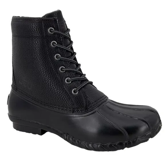 JBU Men's Maine Duck Waterproof Boots Black Size 12