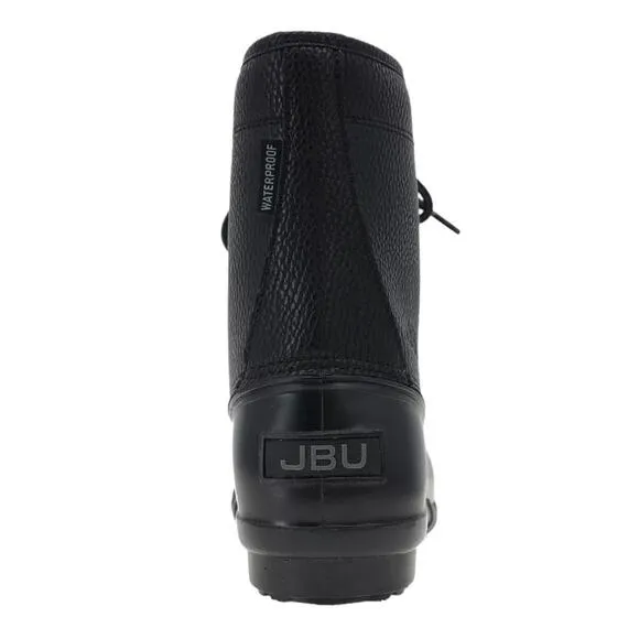 JBU Men's Maine Duck Waterproof Boots Black Size 12