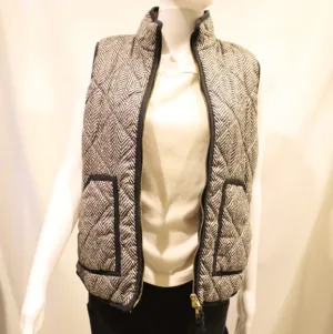 J.Crew Excursion Herringbone Quilted Vest Size Small