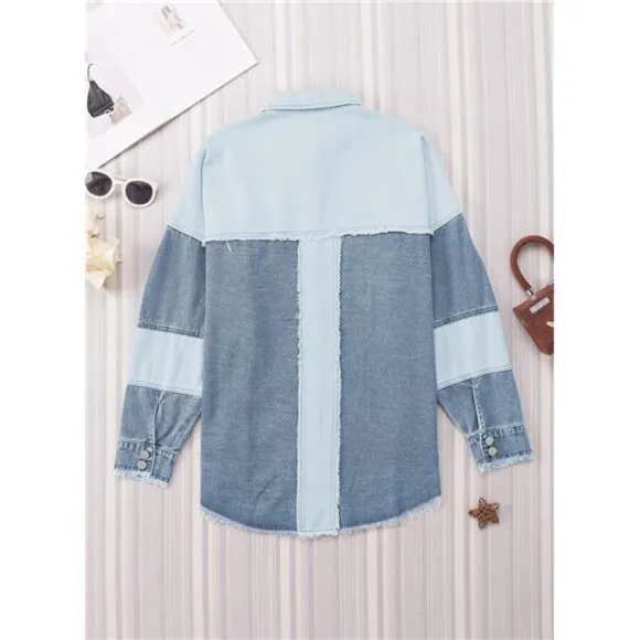 Jean Jacket Women Sky Blue