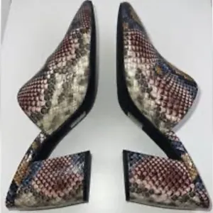 Jefferey Campbell Women's Snakeskin Mules - Multicolor