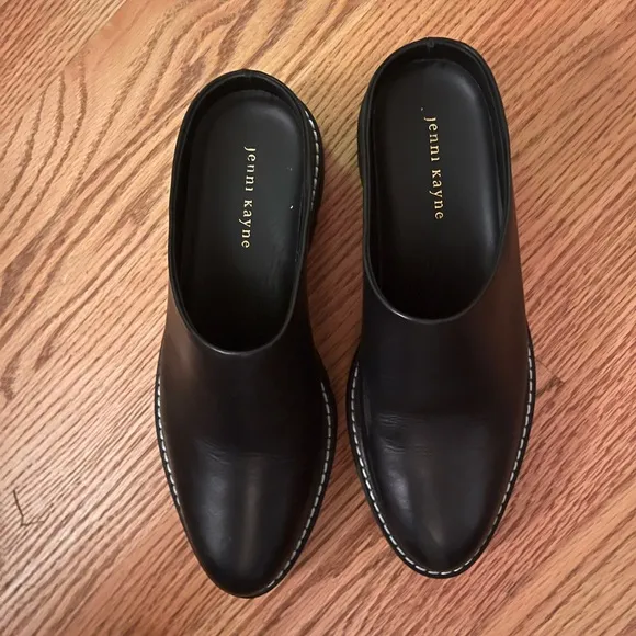 Jenni Kayne leather lug mules 38 barely worn