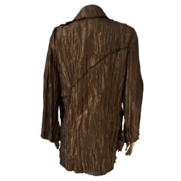 JES irie wear CREPE OPEN JACKET BELL SLEEVES SMALL