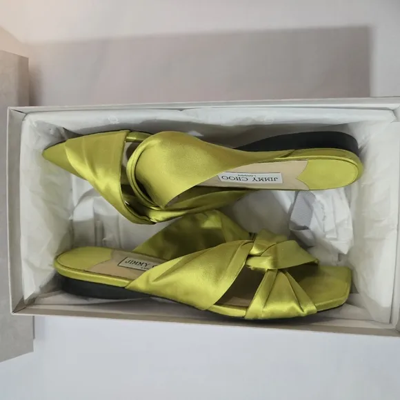 Jimmy Choo Narisa Satin Flat