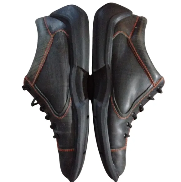 John Fluevog Future Angels Black And Gray Lace Up Shoes Size 9