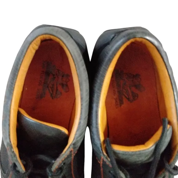John Fluevog Future Angels Black And Gray Lace Up Shoes Size 9