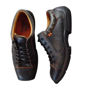 John Fluevog Future Angels Black And Gray Lace Up Shoes Size 9