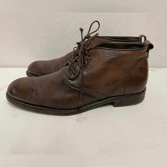 john varvatos collection Made in Italy Lace Up Chukka Boots Size 8 1/2 $695