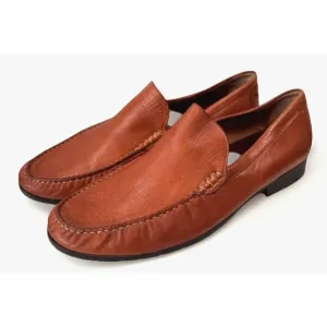 Johnston &amp; Murphy Loafer Shoes Mens 12 M Cresswellven Venetian 20-8470 Sheepskin