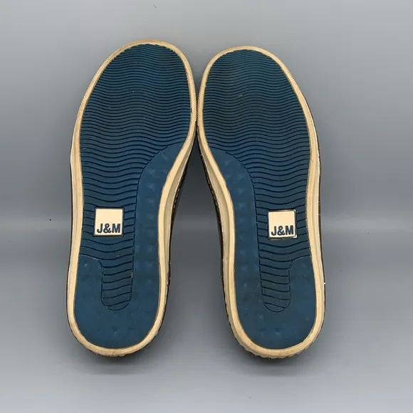Johnston &amp; Murphy McGuffey Gray Perfed Nubuck Slip-On Shoes 25-0617 Men's Sz 9